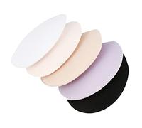 COLLBATH Breast Pad Inserts Chest Padding Accessories 5 Pairs Sponge Drop Shaped for Women Hand Washable and Well Fixed Multi-colour Assorted Suitable for Bras under T-shirts