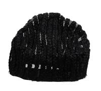 COLLBATH Breathable Crochet Wig Cap for Women and Men Stretchy Black Xl Mesh Net Secure Fit Prevents Slipping Protects Natural Hair and Scalp Comfortable and Braided Dome Cap for Wig Making
