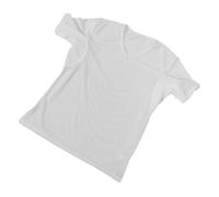 COLLBATH Breathable Sweatproof Mesh Undershirt for Men with Underarm Sweat Absorbent Pads Lightweight Short Sleeve T-shirt for Active and Casual Wear White