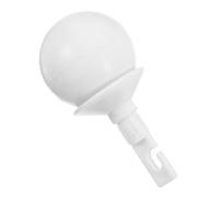 COLLBATH Cane Tip Rolling Roller Balls Hook Type Replacement Blind Cane Props Walking Stick Protection Hook Easy to Install Walking Stick Accessory White