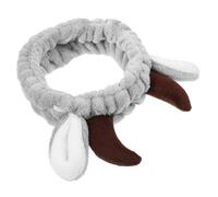 COLLBATH Cartoon Ox Horn Spa Headband for Women Versatile Hair Band for Face Washing Yoga and Comfortable and Elastic Skincare Headband