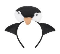 COLLBATH Cartoon Penguin Headband: Stuffed Animal Ear Hair Band - Toddlers Penguin Costume Accessory - Under the Sea Party Favor for Holiday Birthday Photo Prop