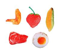 COLLBATH Catnip Enrichment Toys: 5pcs Plush Chewing Toys Catnip for Solitary Play