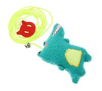 COLLBATH Catnip-infused Teasing Toy Kitten Supply Elastic Rope Plush Hanging Cat Plaything for Happy Indoor Cats