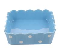 COLLBATH Ceramic Hamster Bowl for Food Water Non-slip Design Easy to Clean Animal Feeding Dish for Hamsters and Guinea Pigs