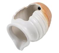 COLLBATH Ceramic Jar Water Fountain Garden Fish Tank Decorative Waterfall Dispenser Enhanced Water Flow Balcony Courtyard Aquarium Tranquil Decor