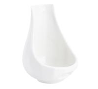 COLLBATH Ceramic Spoon Rack Wide Surface Hot Pot Soup Spoons Kitchen Utensil Holder Smooth Edges Corners Home Restaurant Organization