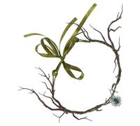 COLLBATH Chain Woodland Headpiece Floral Crown Wed Elf Tiara Headband Woodland Elf Crown Branches Woman Lord Tree Headpiece Woodland Fairy Cosplay Branch Crown Hair Fairy Circlet Fabric