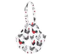 COLLBATH Chicken Tote Bag for Hen and Rooster Portable Chicken Holder Bag Comfortable Handle and Daily Walks