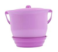 COLLBATH Children’s Portable Chamber Pot and Urinal Toilet with Lid, Plastic Spittoon Potty for Kids, Bedpan Urine Bucket for Boys and Girls, Suitable for Night Use and Potty Training Random Color