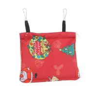COLLBATH Christmas Bird Hammock Nest Cozy Bird House for Pets Warmth and Security for Birdcages and Animals No Design