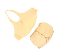 COLLBATH Christmas Santa Fake Belly and Butt Padded Suit Realistic Lifelike Unisex Prop for Holiday Dress Up Funny Cosplay Accessory for Men and Women