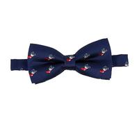 COLLBATH Christmas Tartan Bow Tie Men Polyester Cartoon Print Party Accessories Pre-Tied Formal Bowtie for Men Christmas Party Clothes Accessory Blue