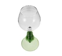COLLBATH Christmas Tree Glass Goblets Unique Festive Drinkware with Ergonomic Stem for Holiday Parties and Winter Gatherings Multi-use Beverage Glasses for Wine Juice and Cocktails