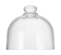 COLLBATH Clear Glass Cake Dome Cover High Dustproof Food-Grade Transparent Glass Cake Display Stand for Pastry Cheese Pudding Kitchen Fresh Keeping Dome for Home Christmas Party Table
