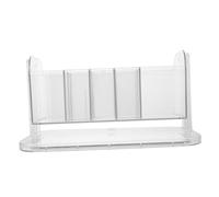 COLLBATH Clear Makeup Organizer Rack Large Capacity Desktop Cosmetic Storage for Brushes Lipstick Perfume Multipurpose Organizer Stand for Home Vanity Table