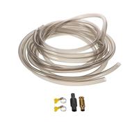 COLLBATH Clear Vinyl Aquarium Siphon Hose with Clamp Fish Tank Gravel Cleaner Water Transfer Tool for Stress- Quiet Water Changes and Efficient Aquarium Maintenance