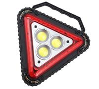 COLLBATH Cob USB Charging Triangle Warning Light, Multifunctional Work Lamp with LED Charging Lamp, Portable Emergency Vehicle Safety Light for Road and Use