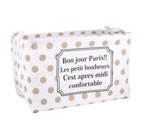 COLLBATH Coffee Canvas Storage Basket for Nursery and Play Rooms