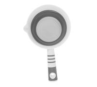 COLLBATH Collapsible Plastic Water Ladle Foldable Kitchen Scoop with Anti-Splash Mouth Portable Space-Saving Water Dipper for Cooking and Bathing Toughness Design
