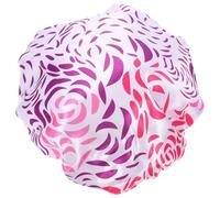 COLLBATH Comfortable Stretchy Bath Cap Women's Extra Large Shower Cap Satin Material Reusable