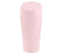 COLLBATH Compact Pink Car Garbage Can with Lid, Abs Material, Quick Access and Space Saving Design, for Van and Suv Use, Matte Plastic Surface with Detachable Inner Pail