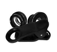 COLLBATH Complete Phone Camera Lens Kit 3-in-1 Wide Macro Fisheye Lenses Easy to Use Carry for Mobile Photography