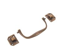 COLLBATH Copper Vintage Drawer Pull Handle with Flexible Design and Movable Structure, Solid Brass Cabinet Hardware in Golden Finish for Kitchen and Bathroom Cabinets
