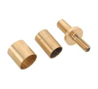 COLLBATH Copper Walking Stick Ends Joint Lightweight DIY Cane Accessories for Elderly Stability Enhancement Non-Slip Walking Aids Repair Parts for Senior Crutches