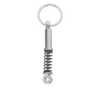 COLLBATH Creative Mens Keychain with Shock Absorber Design, Multi-functional Metal Key Ring for Car Enthusiasts, Rust Resistant Auto Key Fob Charm for Vehicle Owners