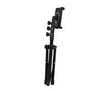 COLLBATH Creative Phone Bracket Laptop Stand Tripod for Phones Tablets and Computers Durable Material for Home and Office Use Black