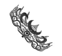 COLLBATH Crystal Rhinestone Moon and Star Tiara Crown for Bride Unique Wedding Hair Accessory with Dazzling Moon Stars Design Versatile for Weddings Halloween Party and Stage Performances