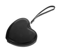 COLLBATH Cute Heart Shape Coin Purse for Women Mini Handbag with Wristlet Strap Stylish Change Wallet for Everyday Use Travel and Special Events