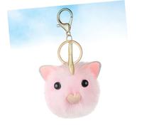 COLLBATH Cute Keyring Plush Keychain Unicorn Ball Creative Key Holder for Bag Backpack Car Key for Occasions