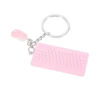 COLLBATH Cute Mini Keyboard Mouse Fun Tech Keyring Tiny Mouse Charm for Girls Boys