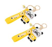 COLLBATH Cute Panda Panda Keychain Soft Toy Panda Decorative Practical Great for Present