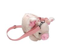 COLLBATH Cute Plush Pig Design Student Shoulder Bag Messenger Bag Women Small Cross Body