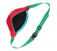 COLLBATH Cute Watermelon Shaped Crossbody Sling Bag for Lightweight Nylon Chest Bag with Dual Carrying Options for Summer Outings and Organizing Small Essentials