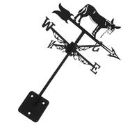 COLLBATH Decorative Donkey Weathervane for Roof Mounting, Iron Material with Elegant Design, Easy to Install Outdoor Garden Yard Weather Vane, Waterproof and Charming Wind Direction