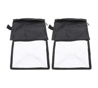 COLLBATH Diffuser Square Soft Strobe Foldable Light 2pcs for Fabric 15x17cm with Anti-skid Strips Cover and Photography Video for Portrait Wedding