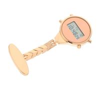 COLLBATH Digital Pocket Watch for Nurses and Doctors with Comfortable Alloy Material and Safety Pin Clip, Chic Hanging Watch Suitable a Christmas Gift for Men and Women