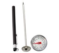COLLBATH Digital Thermometer for Food Stainless Steel Milk Thermometer No Battery Precise Reading Kitchen Gadget