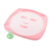 COLLBATH DIY Face Mask Mold with Spoon Reusable Thickened Face Mask Tray for Women Template for Even Seaweed Thickness Natural Skin Care