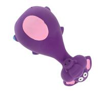 COLLBATH Dog Action Toy Latex Squeaky Elephant Dog Toy for Puppies Teeth Play
