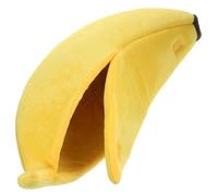 COLLBATH Dog Bed Pet Warm House Detachable Banana Bed for Dogs Soft Cotton Easy to Clean