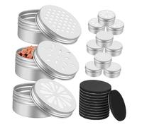 COLLBATH Dog Scent Training Tins Storage Containers with Honeycomb Leaf Juice and Soft Magnetic Dots for Nose Work and Agility Equipment