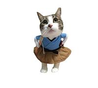 COLLBATH Dog Transformation Costume Pet Dress up Taro Theme for Celebrations Parties
