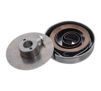 COLLBATH Drill Press Return Spring Assembly with Steel Coil, Quill Feed Spring Replacement Set with Base and Cover, Universal Bench Drill Repair Part for DIY Drilling Tools