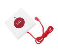 COLLBATH Dual Alarm Emergency Call Button with Cord for Elderly and Disabled, Wall-Mounted Assistive Patient Alarm, Single Piece Emergency Pager for Seniors and