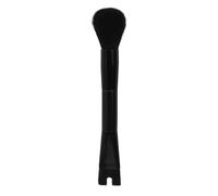 COLLBATH Dual Ended Nylon and Plastic Material Black Nose Contour Makeup Brush with U Shaped Design Travel Size for High Nose Bridge for Liquid Blush and Face Powder for Women